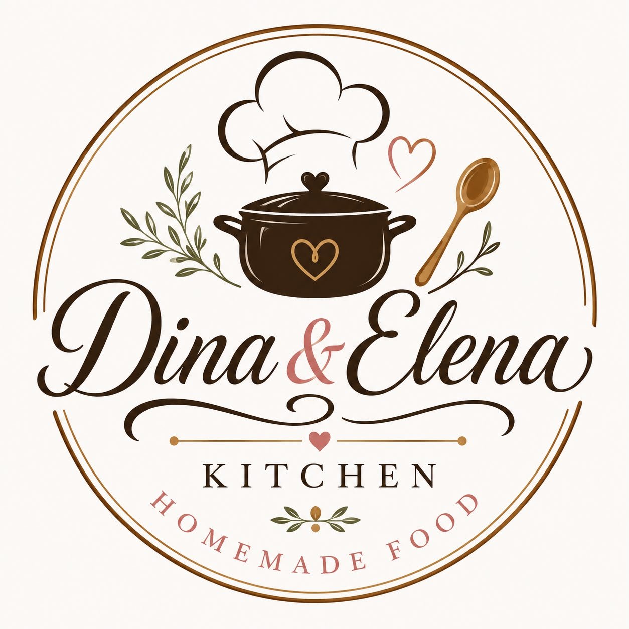 Dina & Elena Kitchen Logo